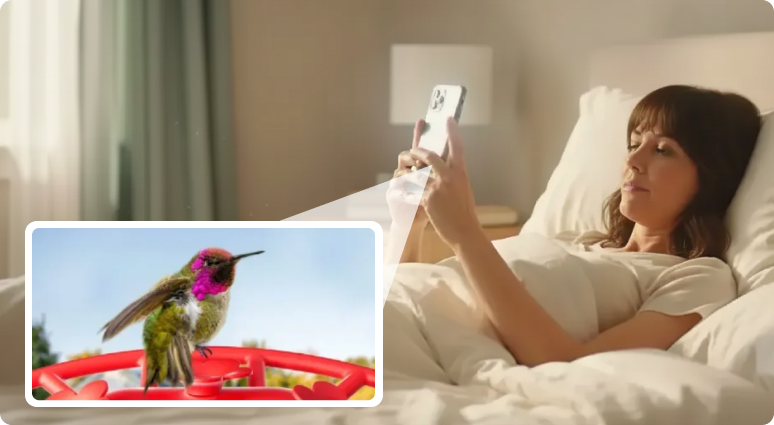 Woman using phone
