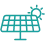 Solar panel icon